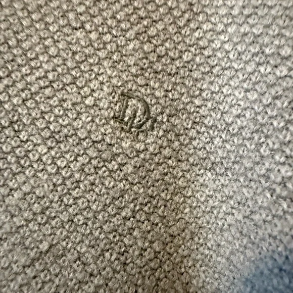 EUC Christian Dior XL Gray V-Neck Sweater